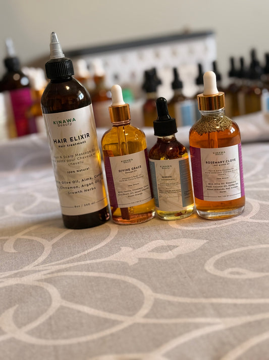 Pack Complet - Sagesse, Rosemary Clove, Divine Grace & Hair Elixir
