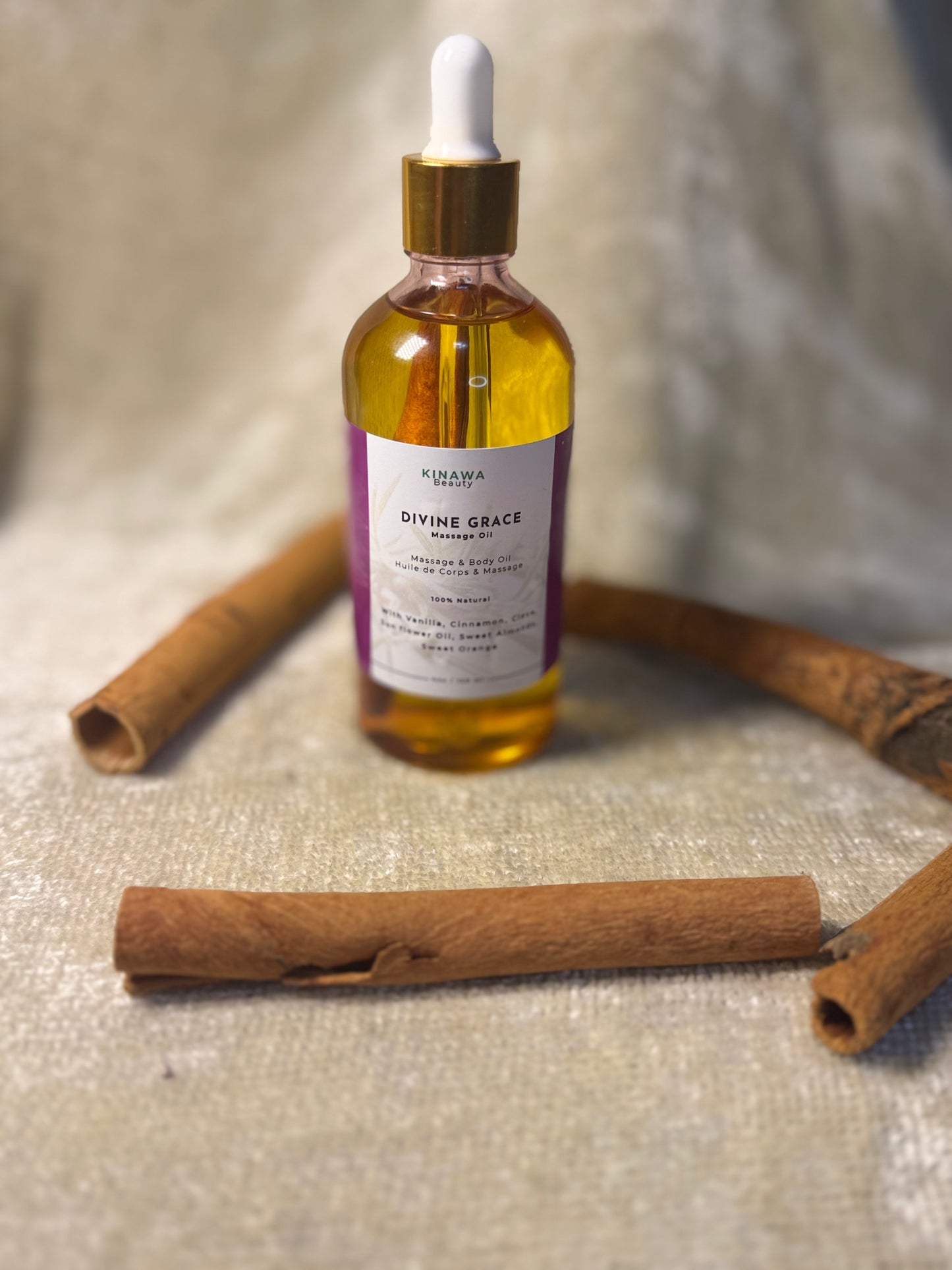 Divine Grace Cinnamon Massage & Body Oil