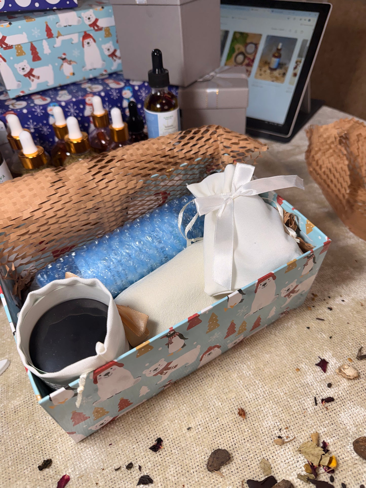 Winter Hair & Beard Care Complete Set - Sagesse, Rosemary Clove, Regina Balm & Hair Elixir